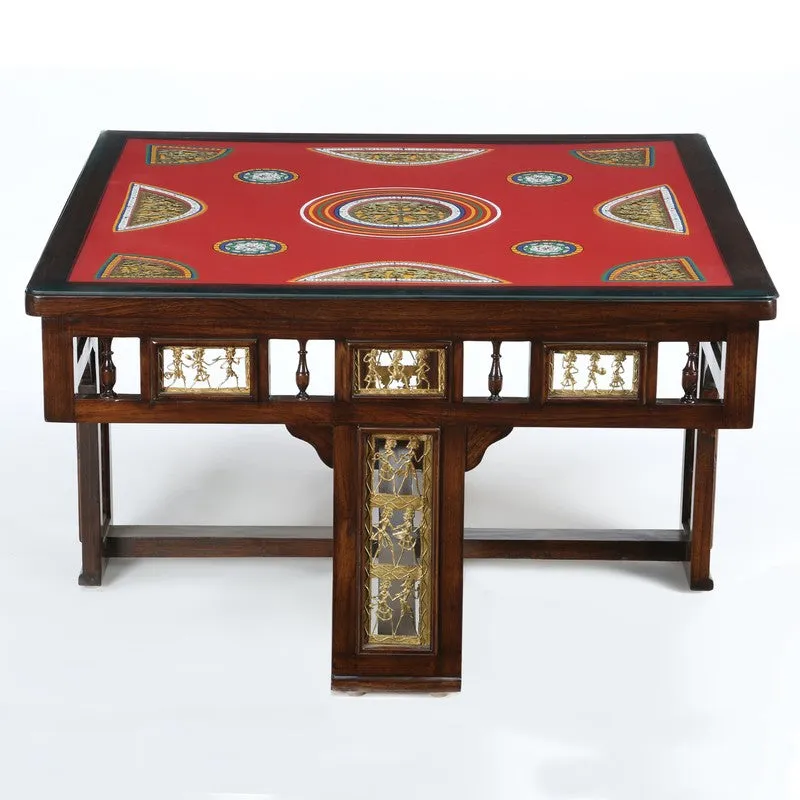 Osho Teak Wood Center Table media 4