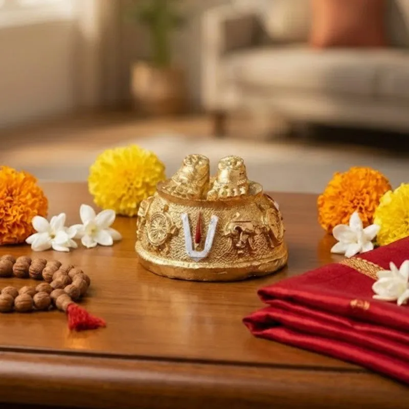 Sri Balaji Charan Divine Brass Idol media 4