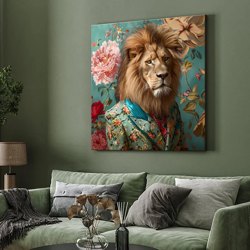 Royal Lion Wall Painting media 4