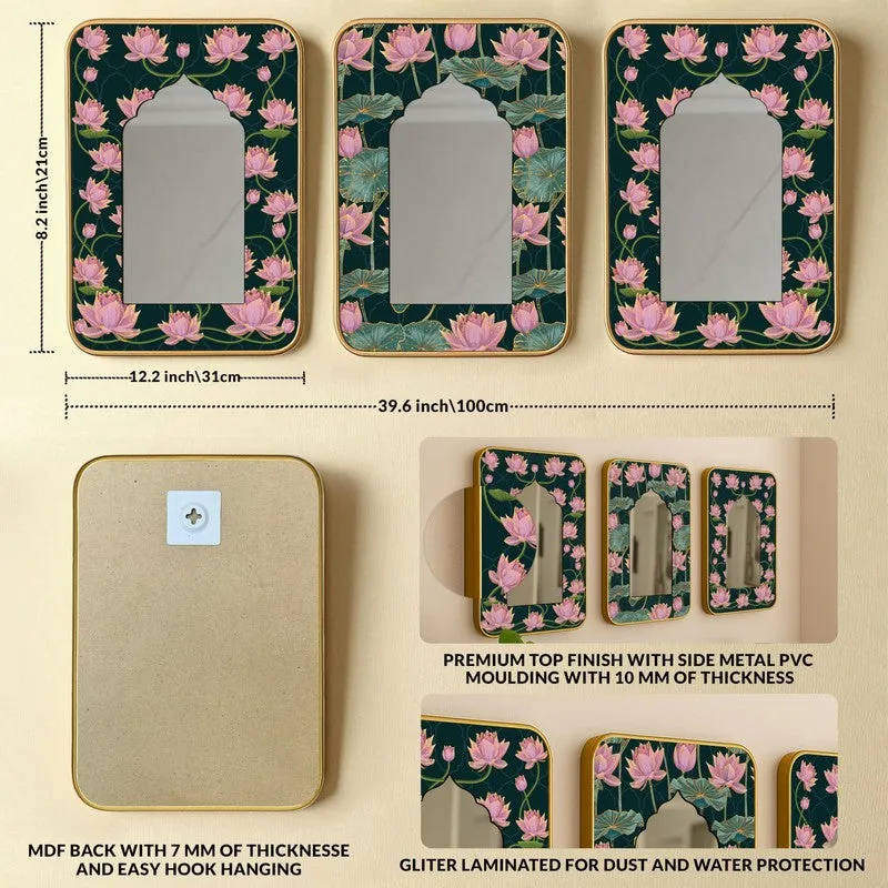 Royal Zeenat Acrylic Wall Mirrors - Set Of Three media 6