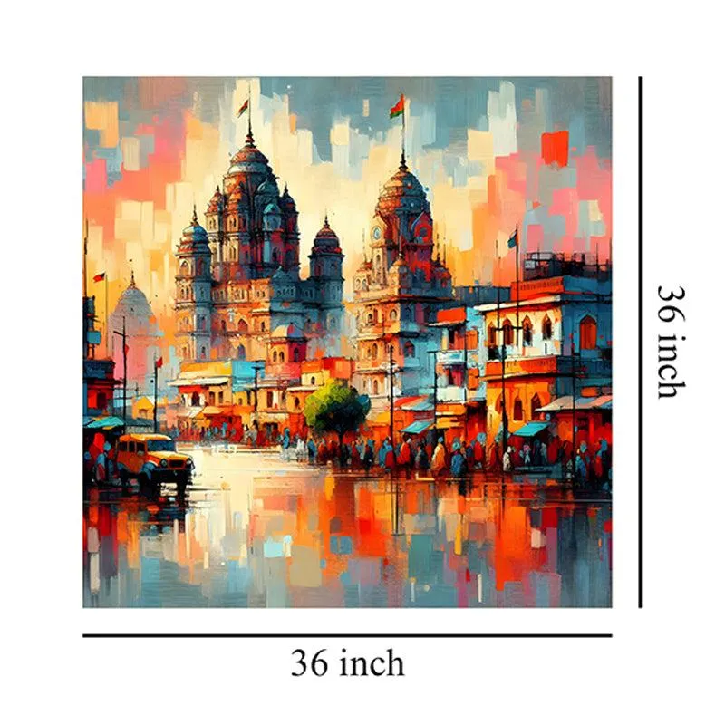 Majestic Temple Mirage Poly Canvas Wall Painting media 8