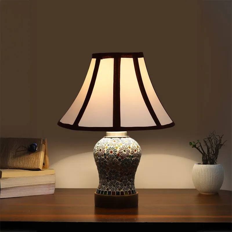 Santora Wooden Table Lamp - Multicolor media 1
