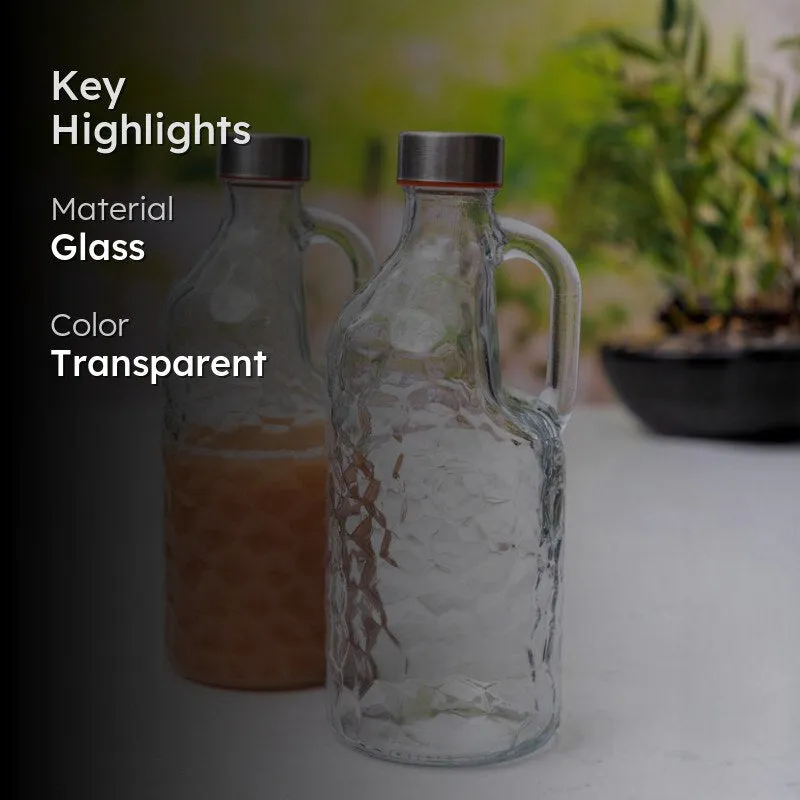 Grid Ripple Bottle (1000 ML) - Set Of Two media 2