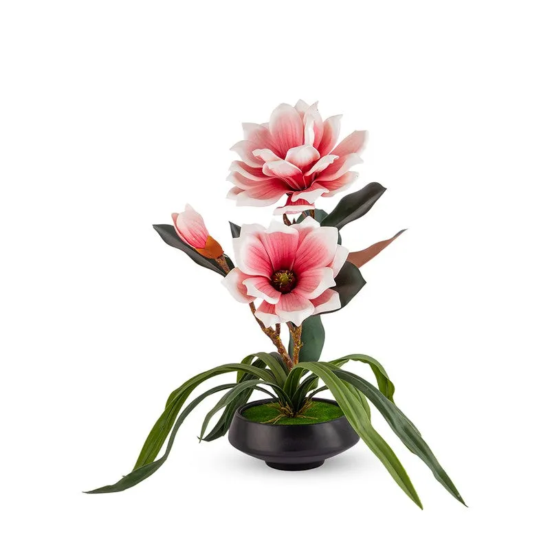 AarviDecor Rosy Blossom Foam Artificial Plants media 3