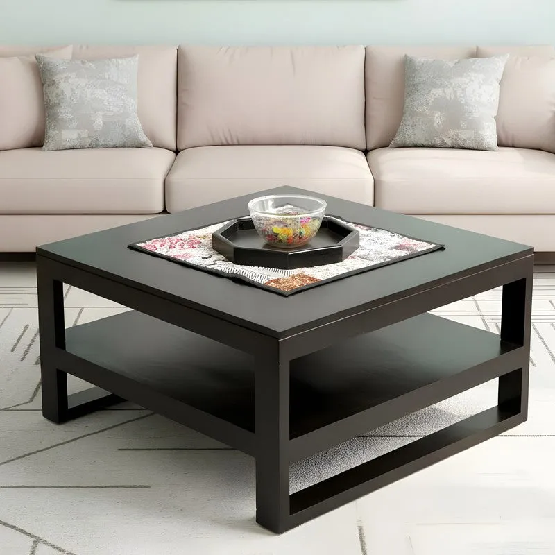 Erixon Sheesham Wooden Center Table - Taupe media 1