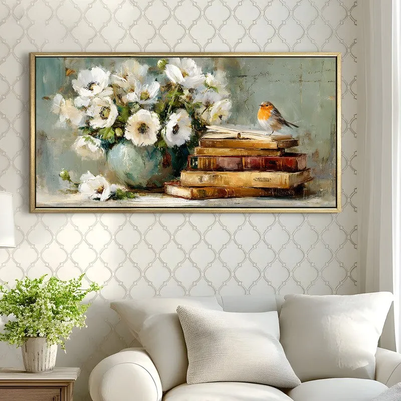 Scenic Canvas Wall Painting With Frame media 4