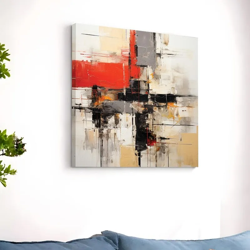 Abstract Strokes Canvas Wall Art media 9