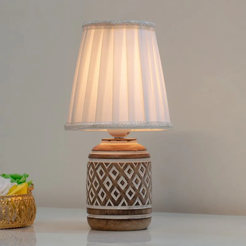 PureAura Wooden Table Lamp media 3