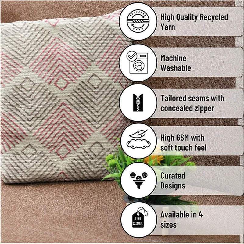 AngularAura Cushion Cover - Coral media 6