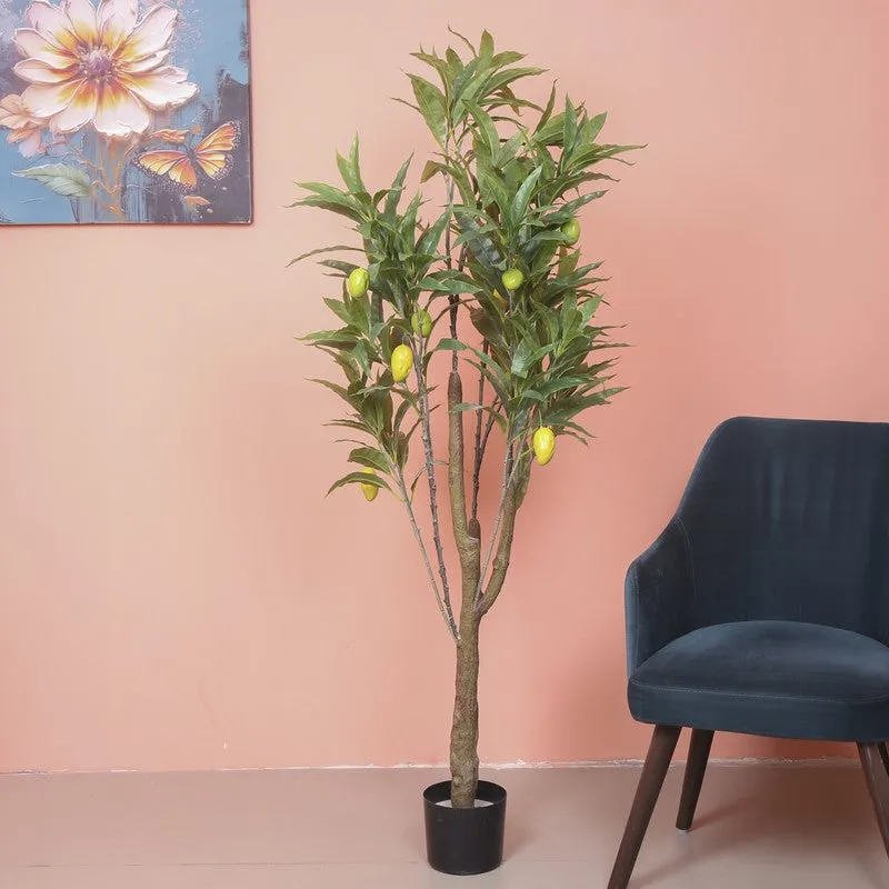 Realistic Mango Fruit Artificial Plant With Black Plastic Pot media 3