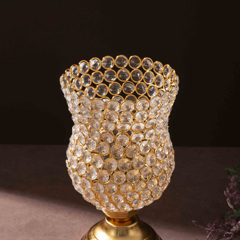 Irellis Blossom Vase - Gold media 4