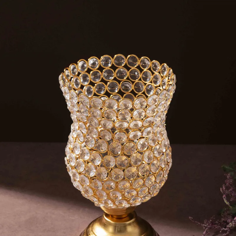 Irellis Blossom Vase - Gold media 4