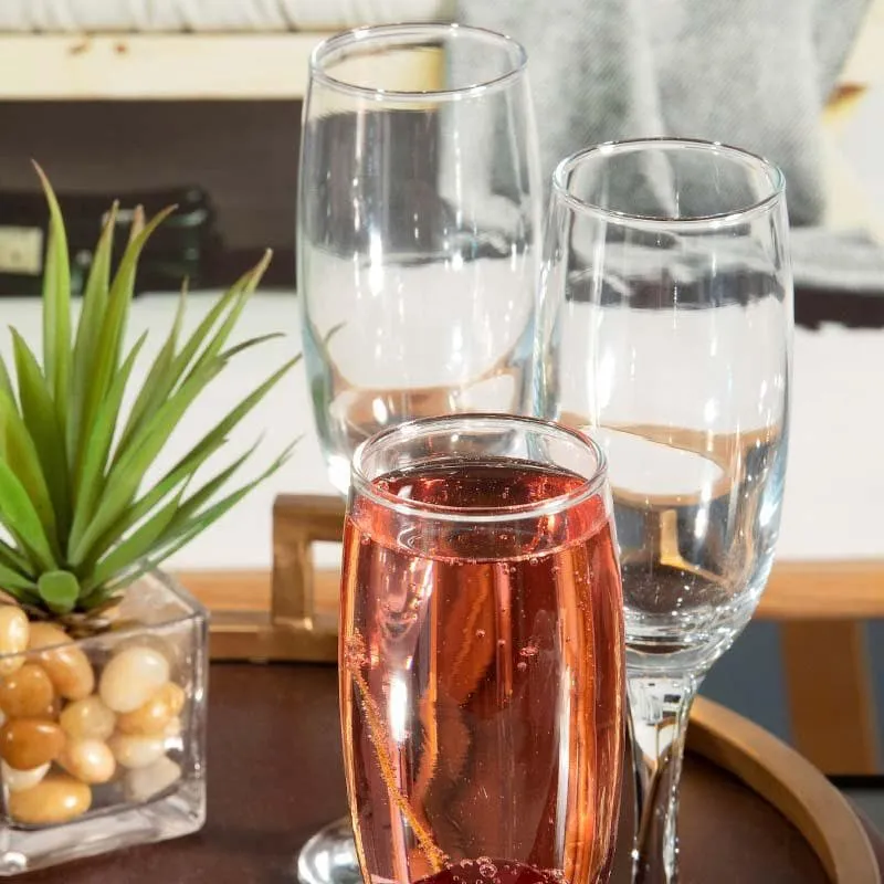 Pasabahce Simera Flute Glasses (210 ML) - Set Of Six media 3
