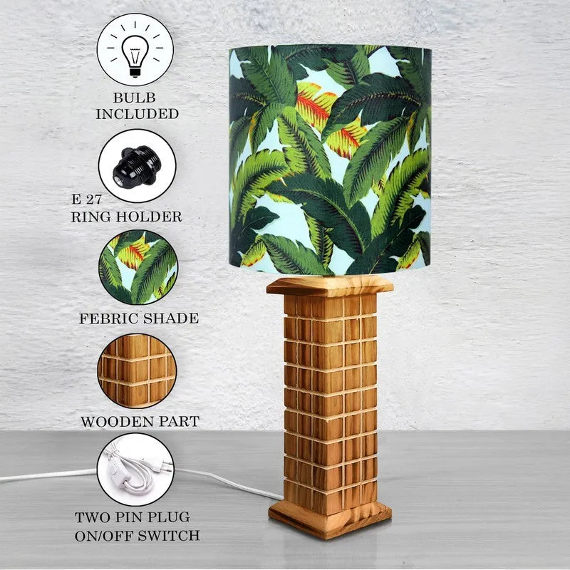 SkyLoom Minimal Wooden Table Lamp - Multicolor media 6