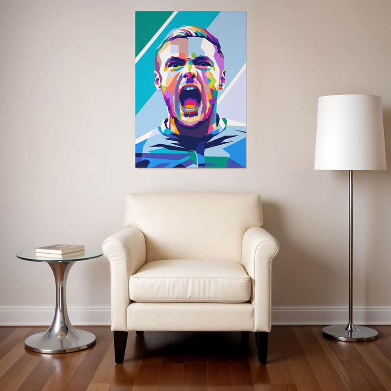 Vibrant Echo Wall Poster
