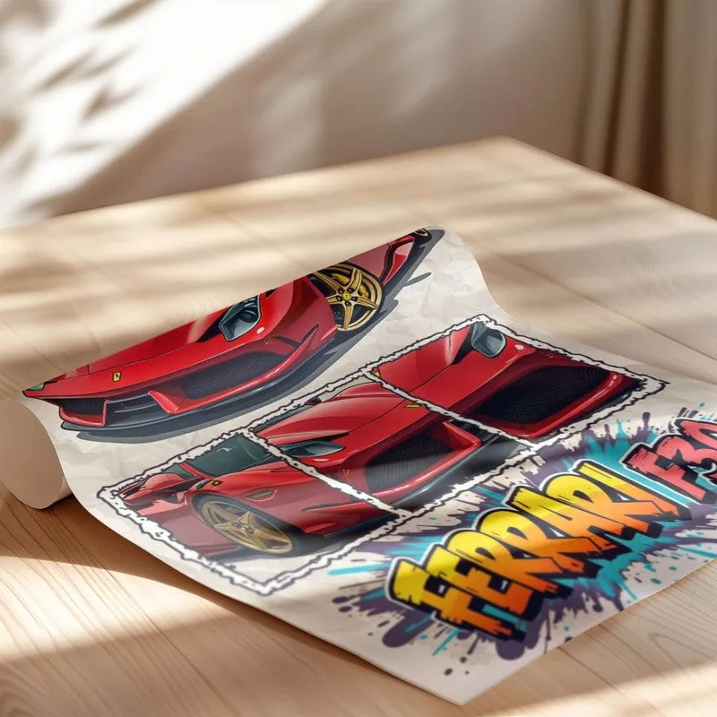 Ferrari Fury Wall Poster media 5