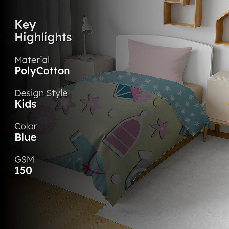 Cozy Cradle PolyCotton Quilt - 150 GSM media 2