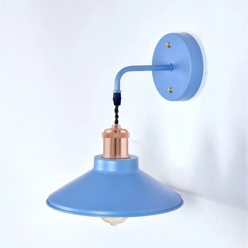 ZenithAura Metal Wall Lamp - Blue & Copper media 4