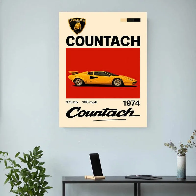 Countach Classic Wall Poster media 3