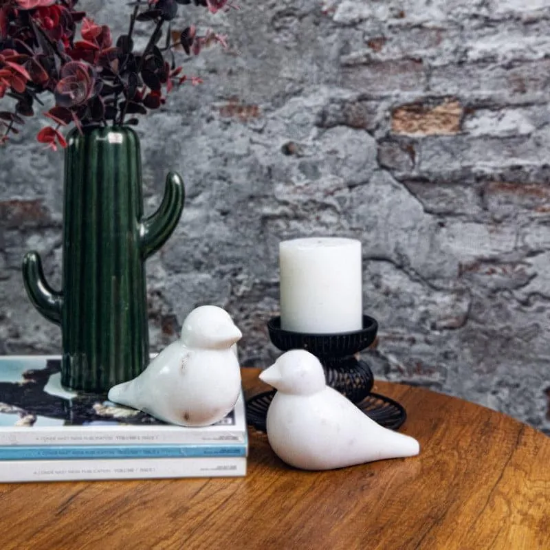 Cutie Birdie Showpiece - Set Of Two media 1