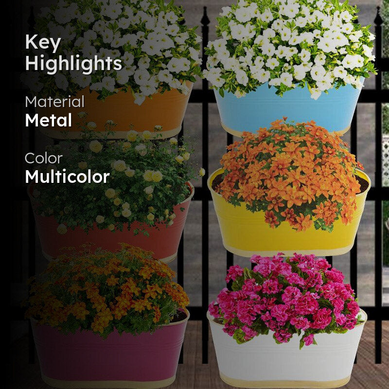 Emelie White Planter - Set Of Six media 2