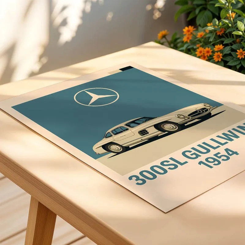 Gullwing Elegance Wall Poster media 4