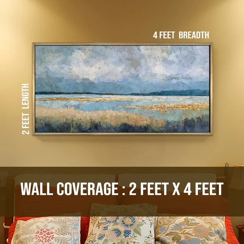 Opulent Blue Canvas Wall Art media 8
