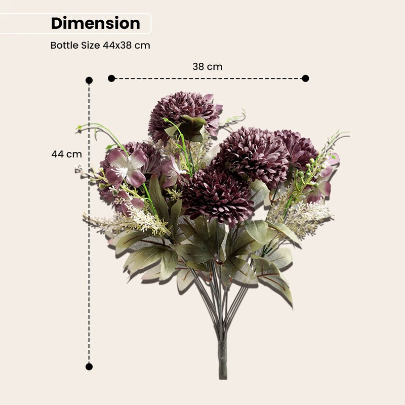 AarviDecor Violet Bloom Silk Artificial Flowers media 8