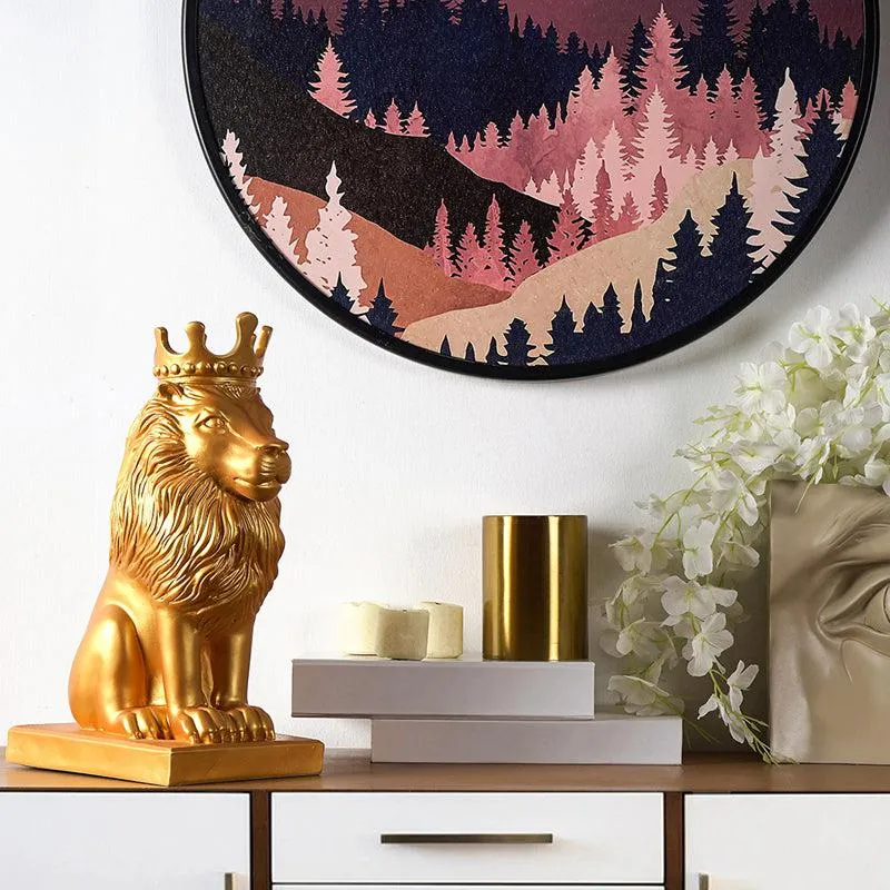Rex Leo Painted Resin Showpiece media 3
