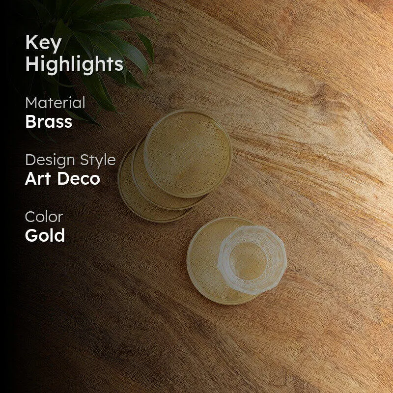 Golden Mist Coaster - Set Of Four media 2