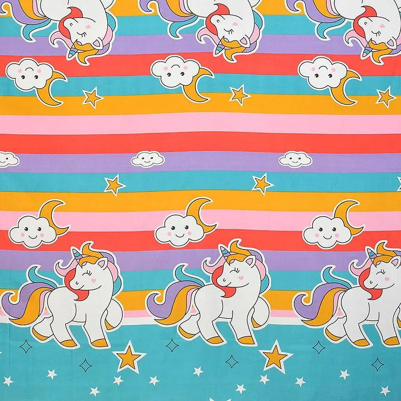 Unicorn Dreams Kids Microfiber Bedsheet - 150 GSM media 4