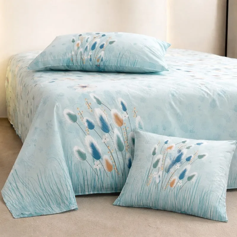 Petal Glow Printed Bedsheet - 180 GSM media 4
