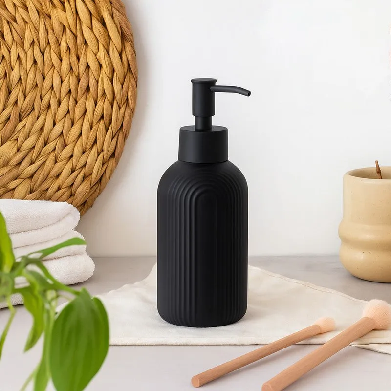Rioware CalmCurve Liquid Soap Dispenser (300 ML) - Black media 1