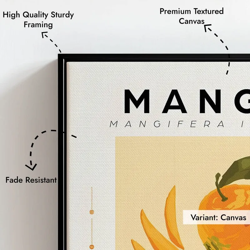 MangoFarm Archival Canvas Wall Art - Black media 7