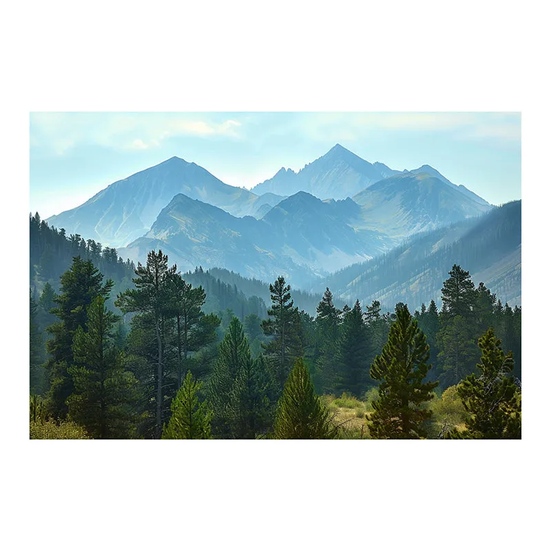 Serene Hillscape Canvas Wall Painting media 4