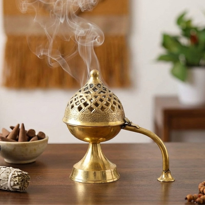 Royal Brass Bakhoor Brass Incense Holder