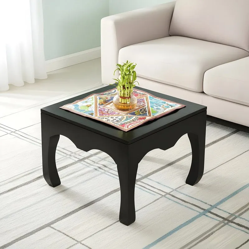 Rervon Sheesham Wooden Center Table - Black media 4