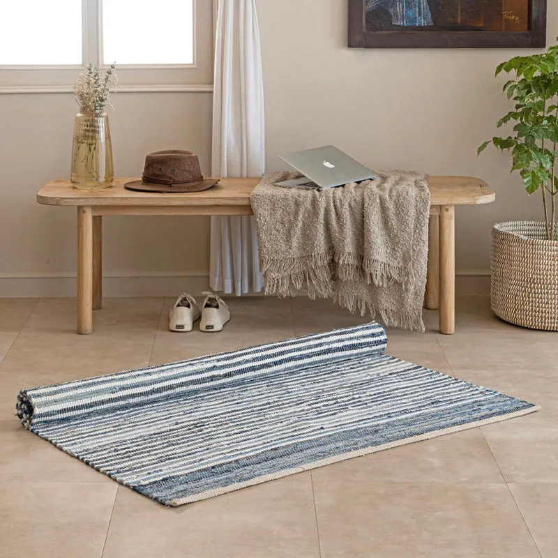 Natte II Handwoven Cotton Rug media 6
