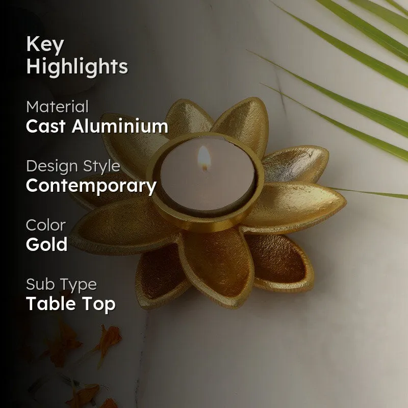 Radiant Petal Tealight Holder media 2