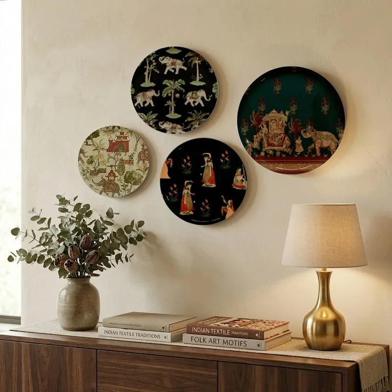 Royal Tales Metal Wall Plates - Set of Four media 1