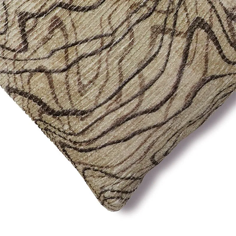 LiquidFlow Cushion Cover (Mocha) - Set Of Three media 4