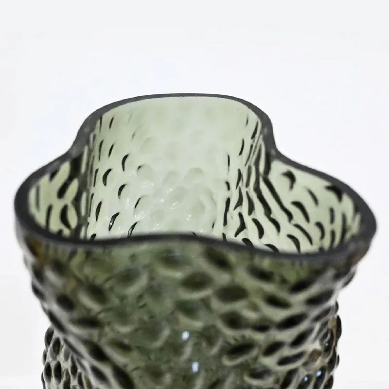 Verdant Wave Designer Vase - Black media 6