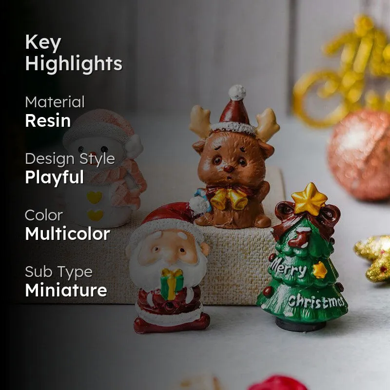 Spirit Of Christmas Resin Figurine - Set Of Four media 2