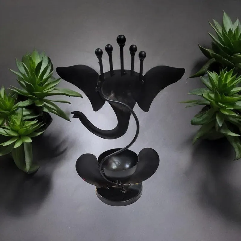Anand Ganesh Tea Light Candle Holder media 5