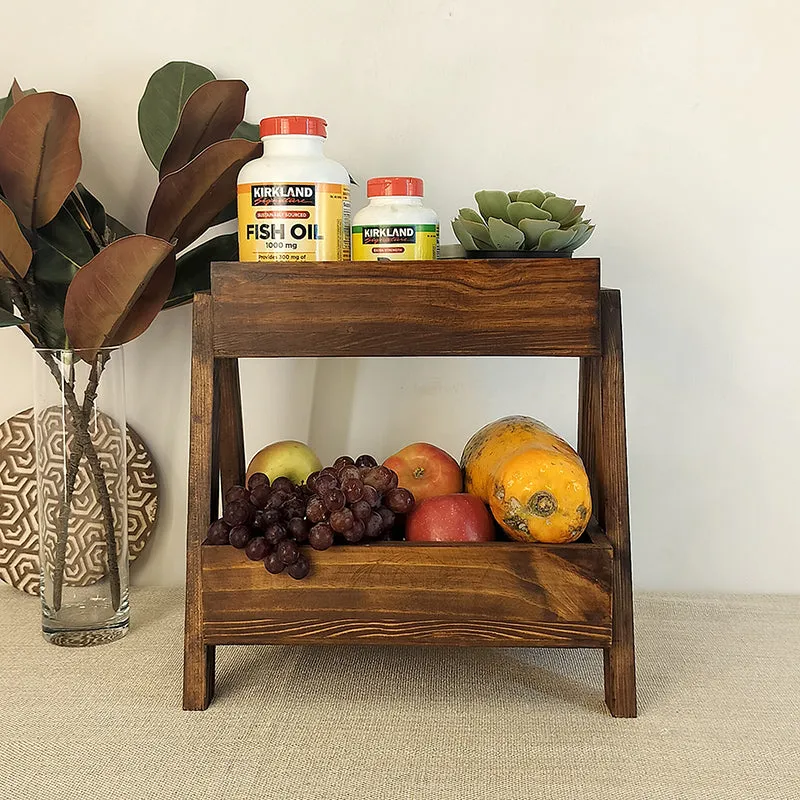 Osaka Wooden Kitchen Countertop Organiser media 4