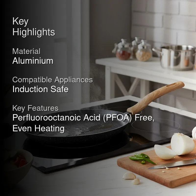 Bergner Terra Black Induction Safe Non-Stick Dosa Tawa - 26 cm media 2