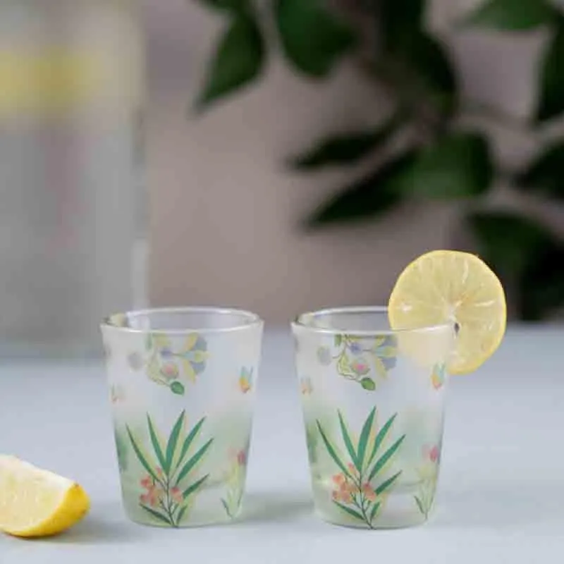 Vibrant Bliss Frosted Shot Glass (30 ml ) - Set Of Two media 1