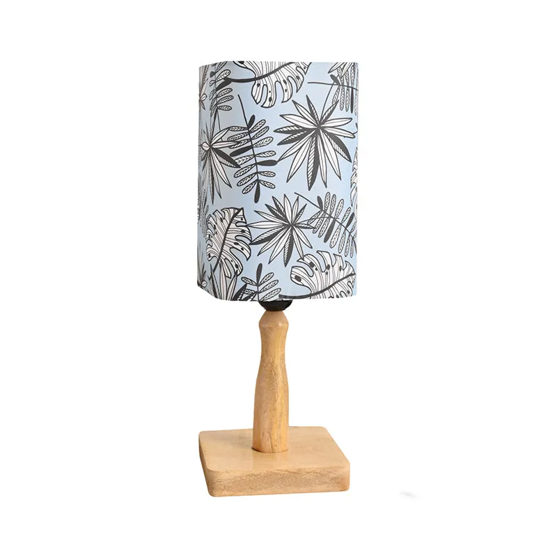 Moulda Acacia Fabric Table Lamp - Blue media 4