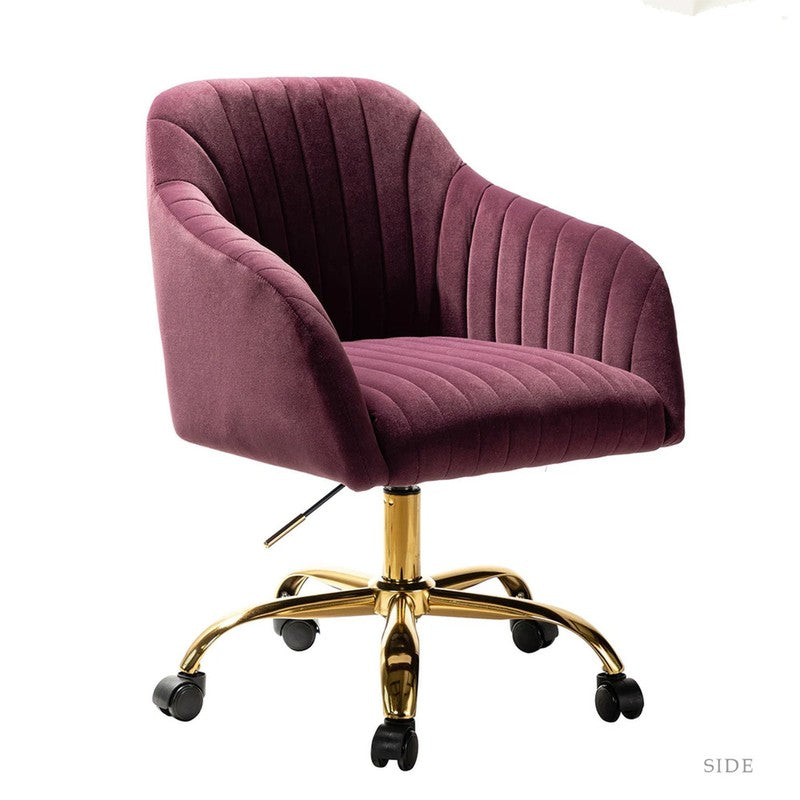 Seaton Metal Office Chair  -  Purple media 4