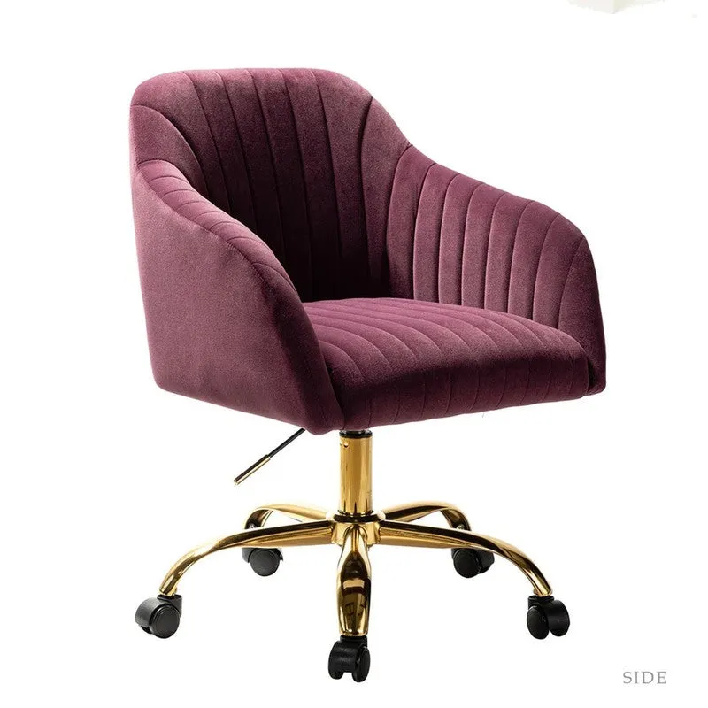 Seaton Metal Office Chair  -  Purple media 4